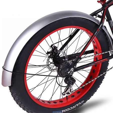 Full Coverage Wings 26 Inch Bike Front Rear Mudguard 4.0 Fat Snow Bike Electric Bicycle Fender