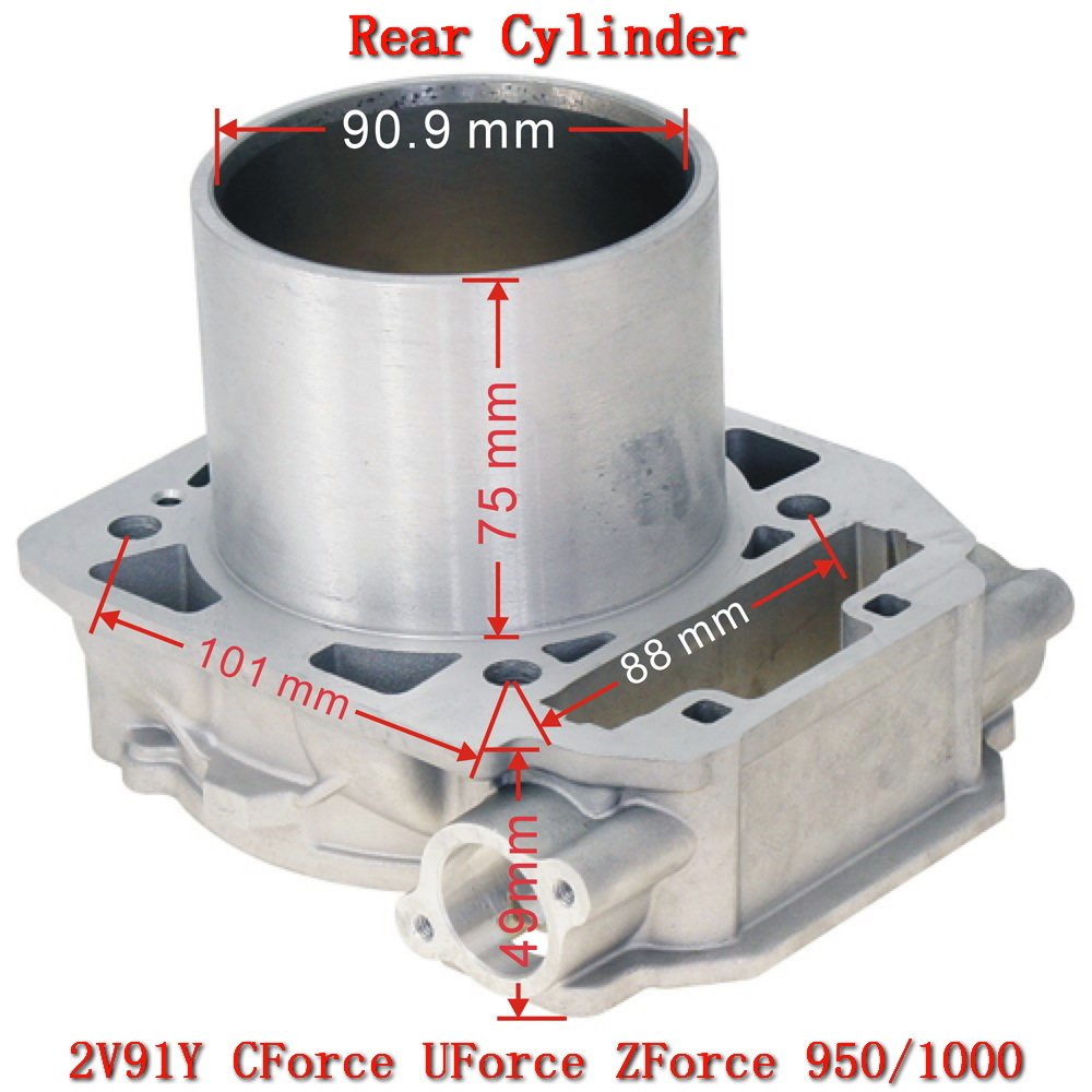 CF950 CF1000 ATV SSV UTV Rear Cylinder Body Assy for 0JY0-023200 CFMoto CForce UForce ZForce 1000