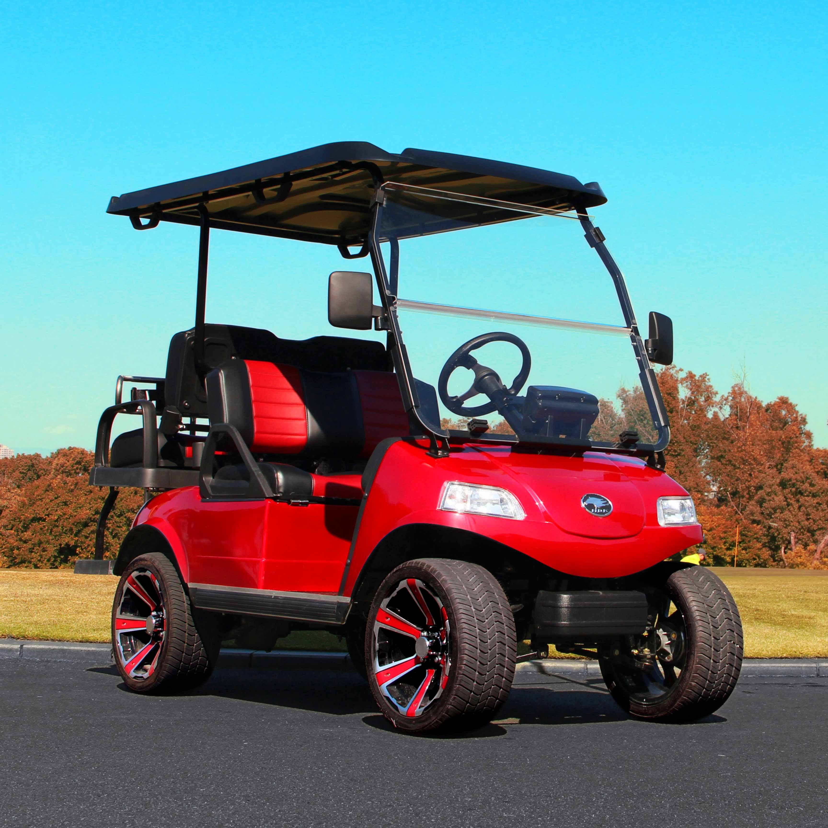 Golf-trolley 4x4 4 Seats New Electric 48v Club Car Engine ISO Off-road Cheap 4 Seater Ce CE Kart Car Price Electric Golf Cart
