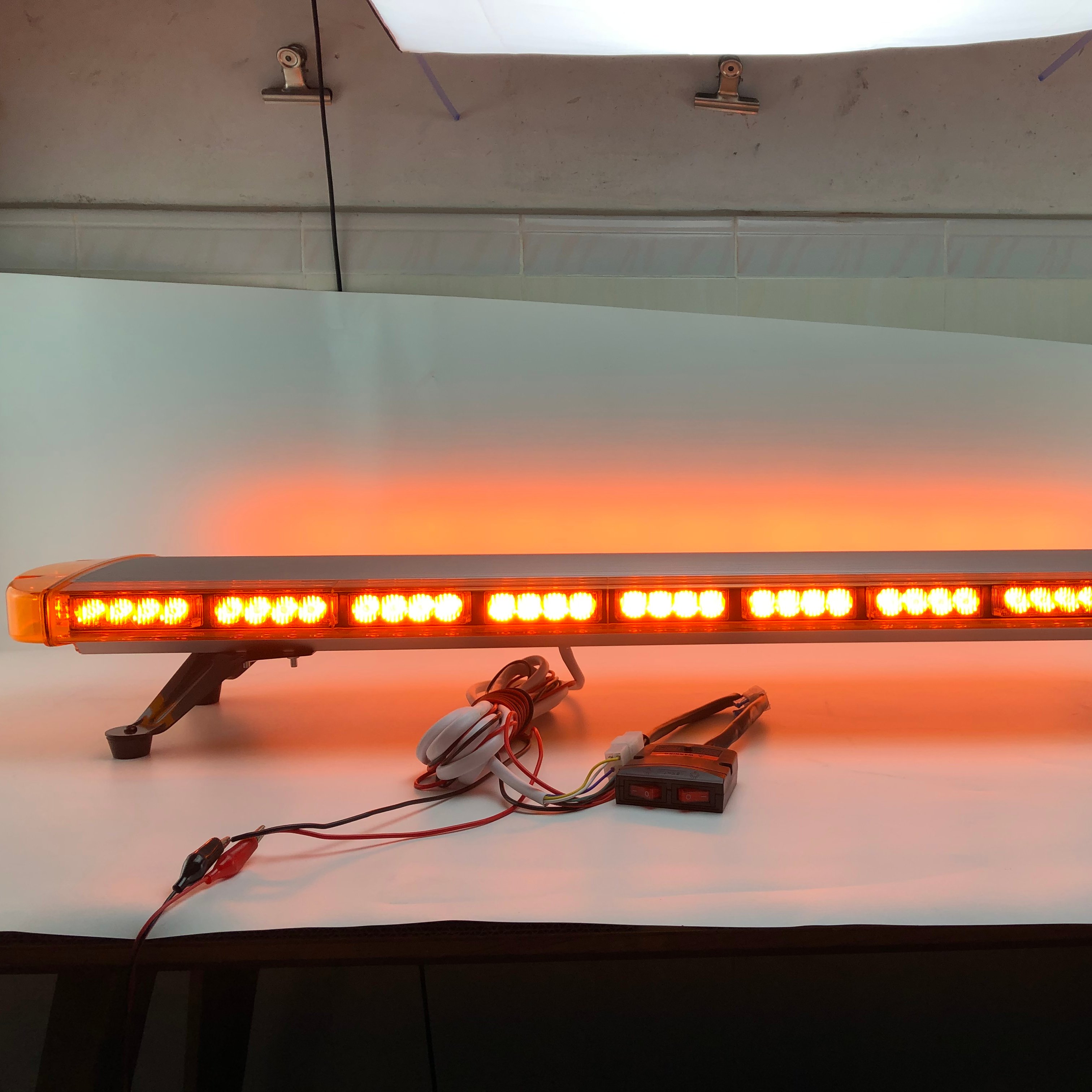 CE LED Emergency Vehicle Led Security Strobe Light bar Amber Car Roof Led Strobe Light for Atv