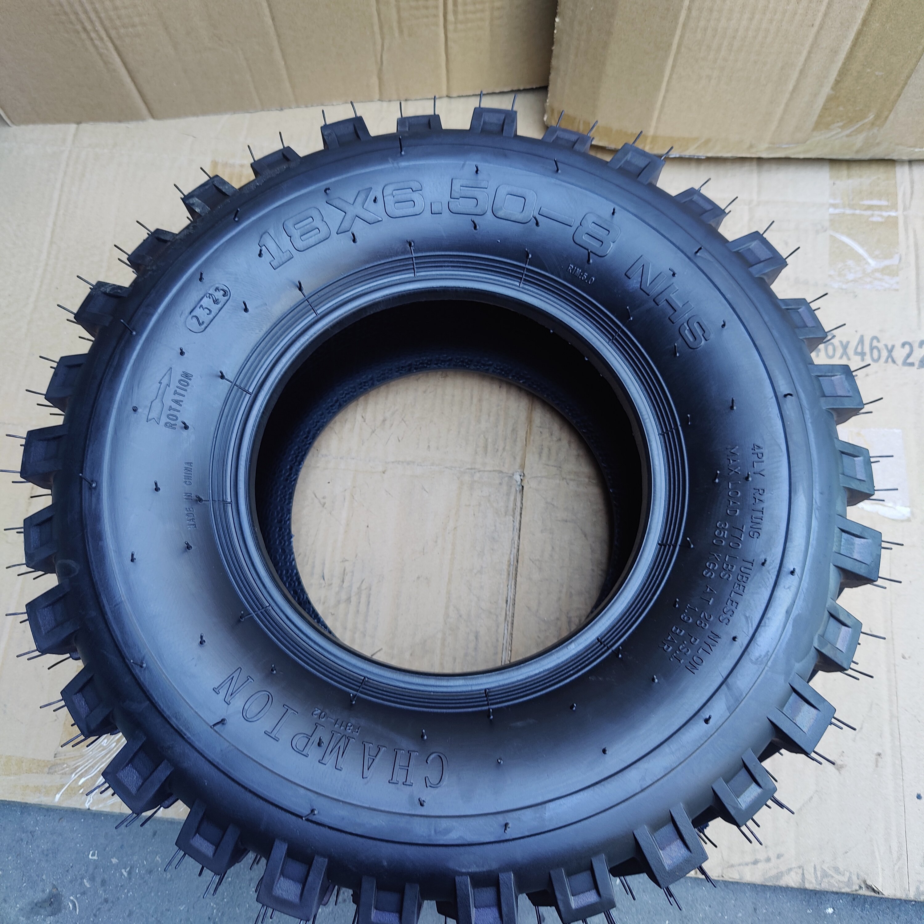 18x6.50-8 Wholesale Utv Tires Aftermarket Replacement All Terrain Tubeless Tires