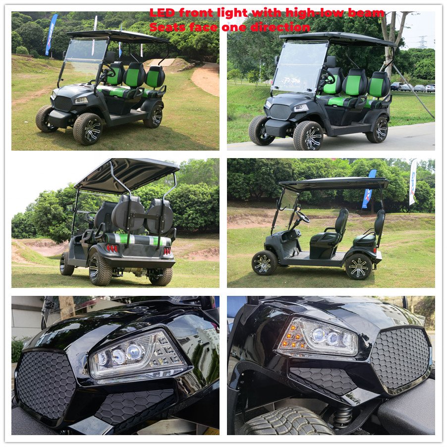 Wholesale Hot Sale Golf Cart 4 Seater Mini Club Car Disc Brake Electric Golf Cart for Passengers