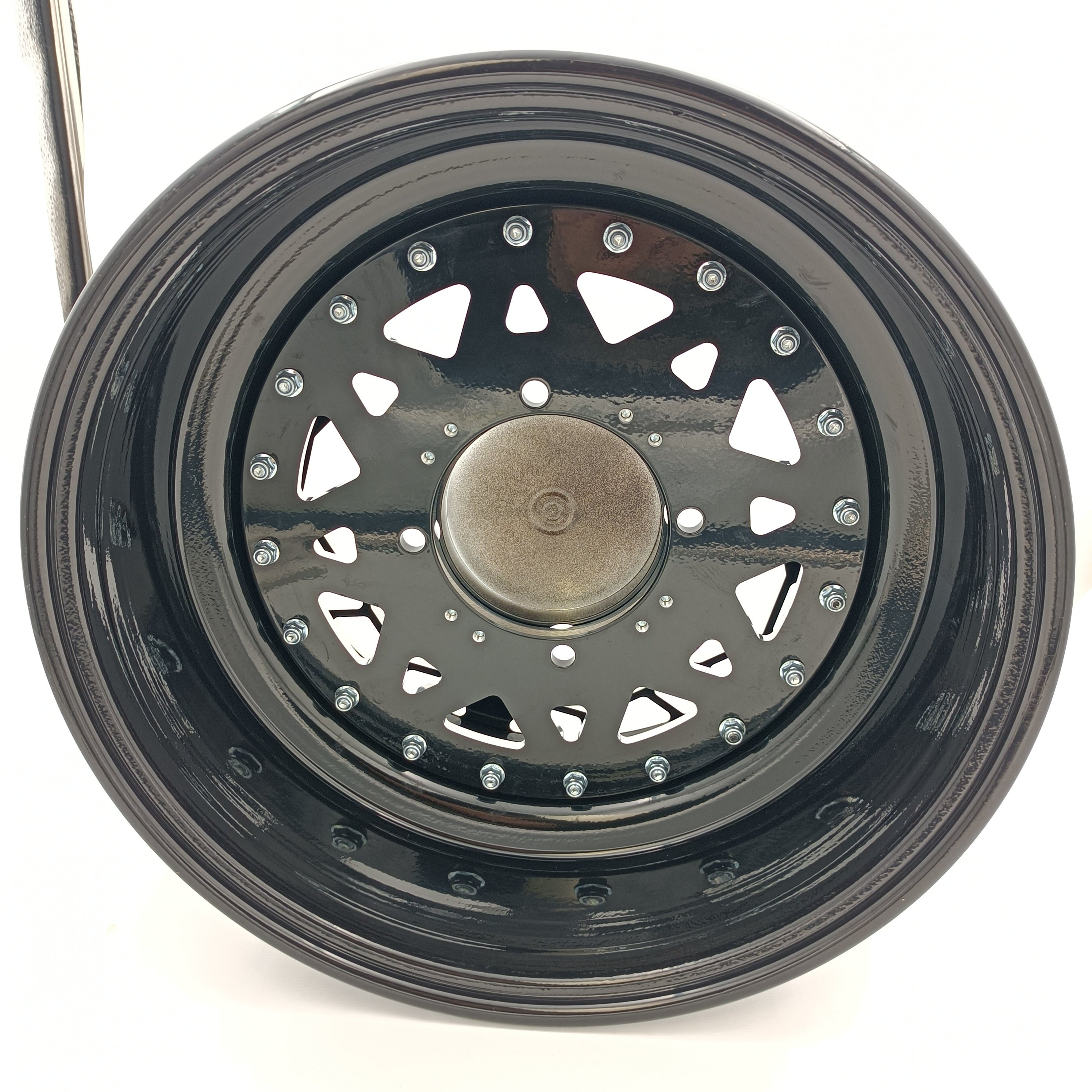 UTV /Side by Side 4x137 15 Inch Wheels & Rims With Beadlock Ring and Center Cap Fit for Can Am X3 Maverick,maverick X3 Turborr