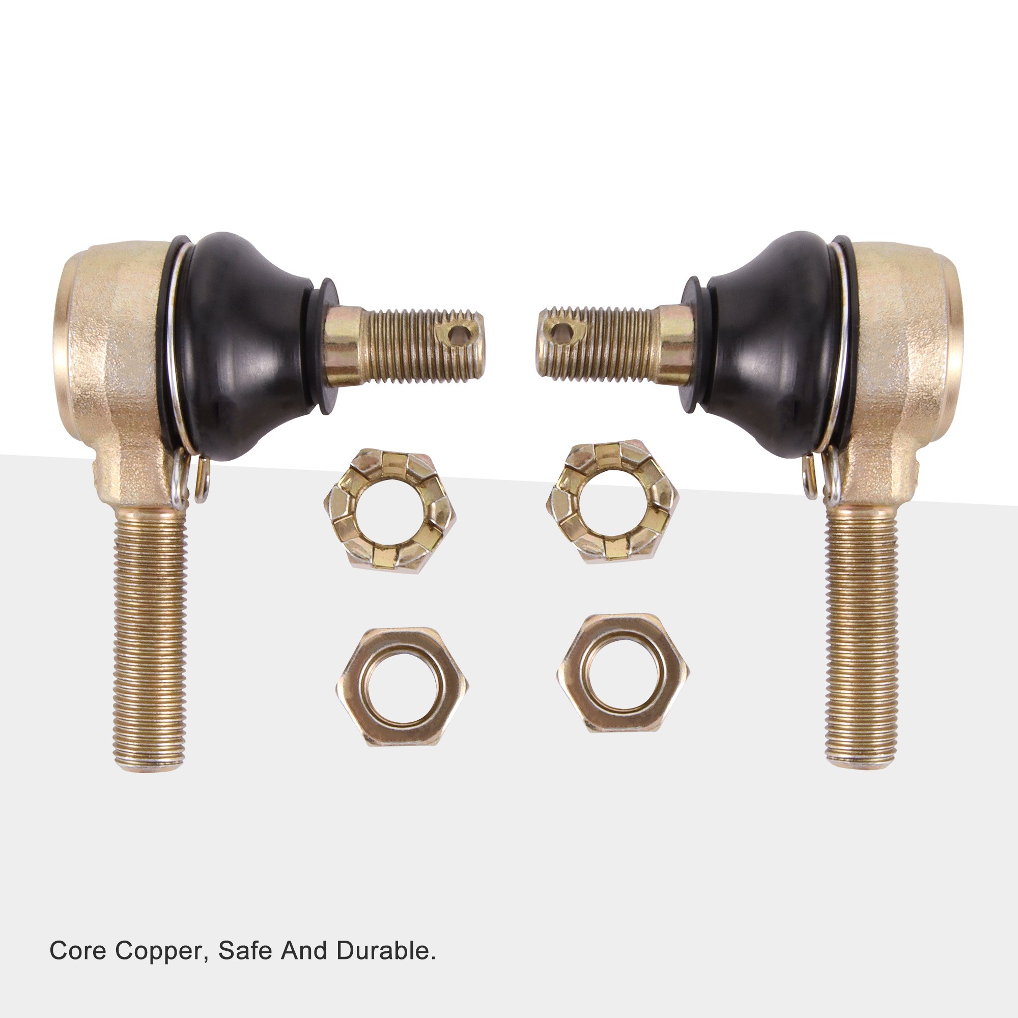 GOOFIT 1 Pair 12MM Motorcycle Ball Joint Tie Rod End Kits for 150cc 250cc Baja Roketa Go Kart ATV Dune Buggies