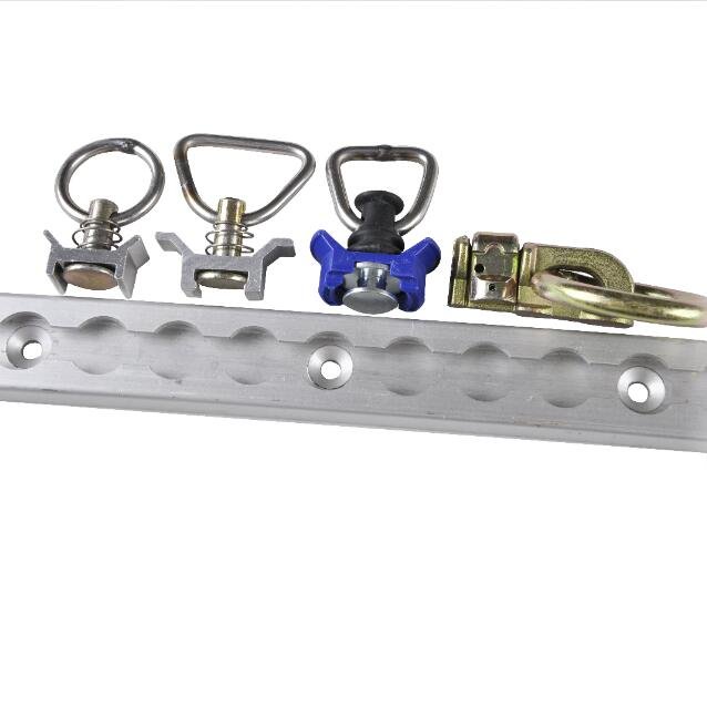 Versatile Tie Down Track for vans 6 Foot L Track with Holes Heavy Duty Tie Down Kit Aluminum Track for Securing Motorcycles