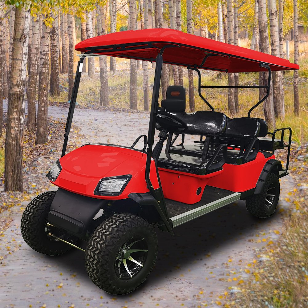 Wholesale Custom Private Label 4+2 6 Seater Golf Electric Cart Cool Off-road Golf Cart