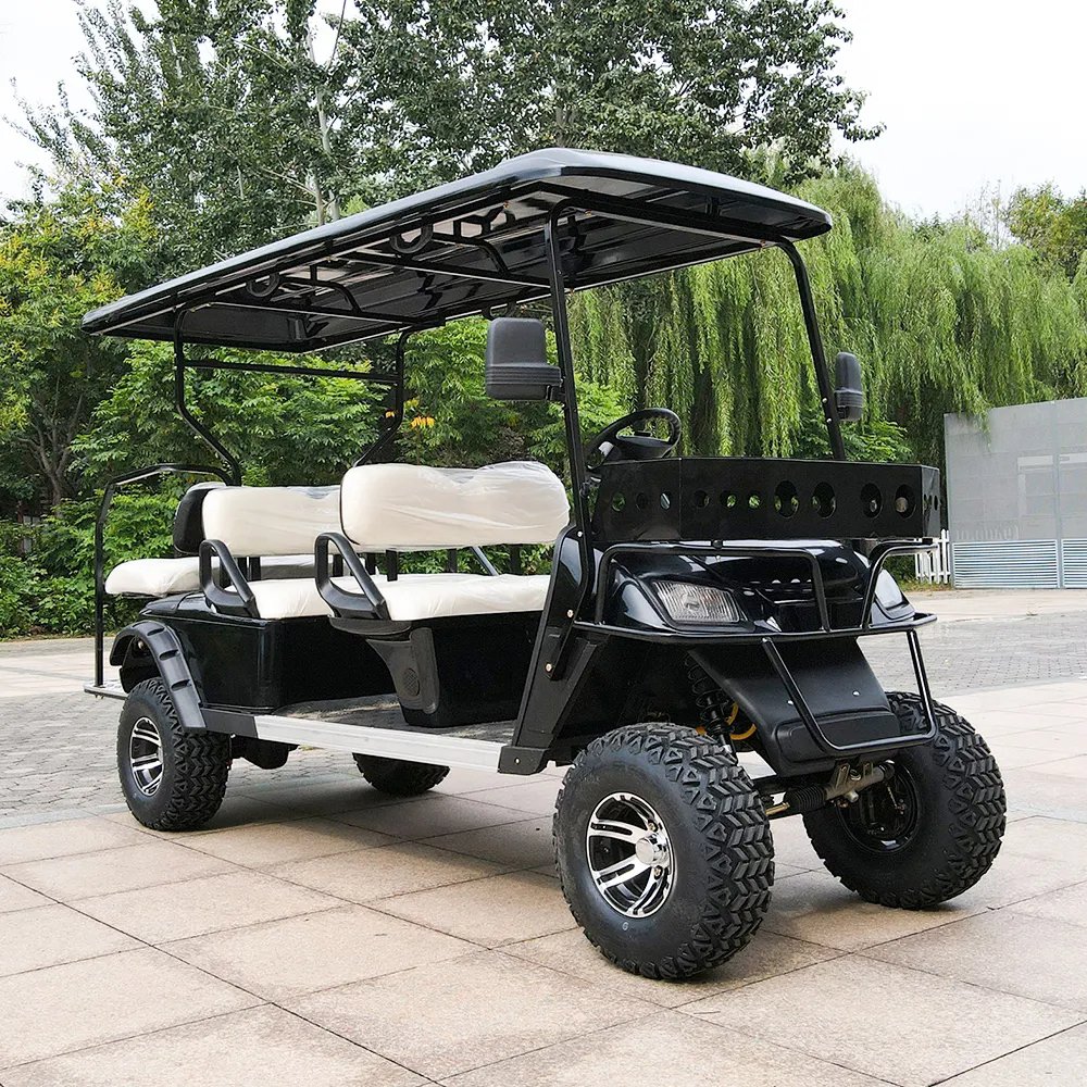 Wholesale Custom Private Label 4+2 6 Seater Golf Electric Cart Cool Off-road Golf Cart