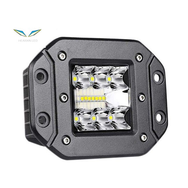 5 Inches 39W 6000K Spot Flood LED Work Light Car Truck Off-Road Lamp Flush Mount Bumper IP68 Waterproof LED Flush Mount Lights