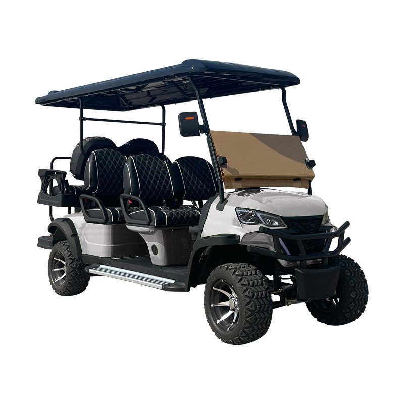 Sharefer 8 Seats off Road Electric Golf Cart jeep Golf Kart 4 Passengers vw Golf Car 2+2 Seater ATV