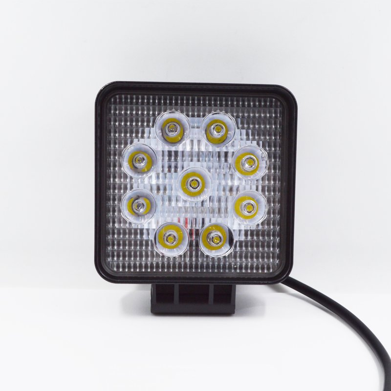 4 Inch 27W 12V-24V LED Working Light Spot/Flood LED Offroad Light Lamp Worklights for Off Road ATV Motorcycle Car Truck