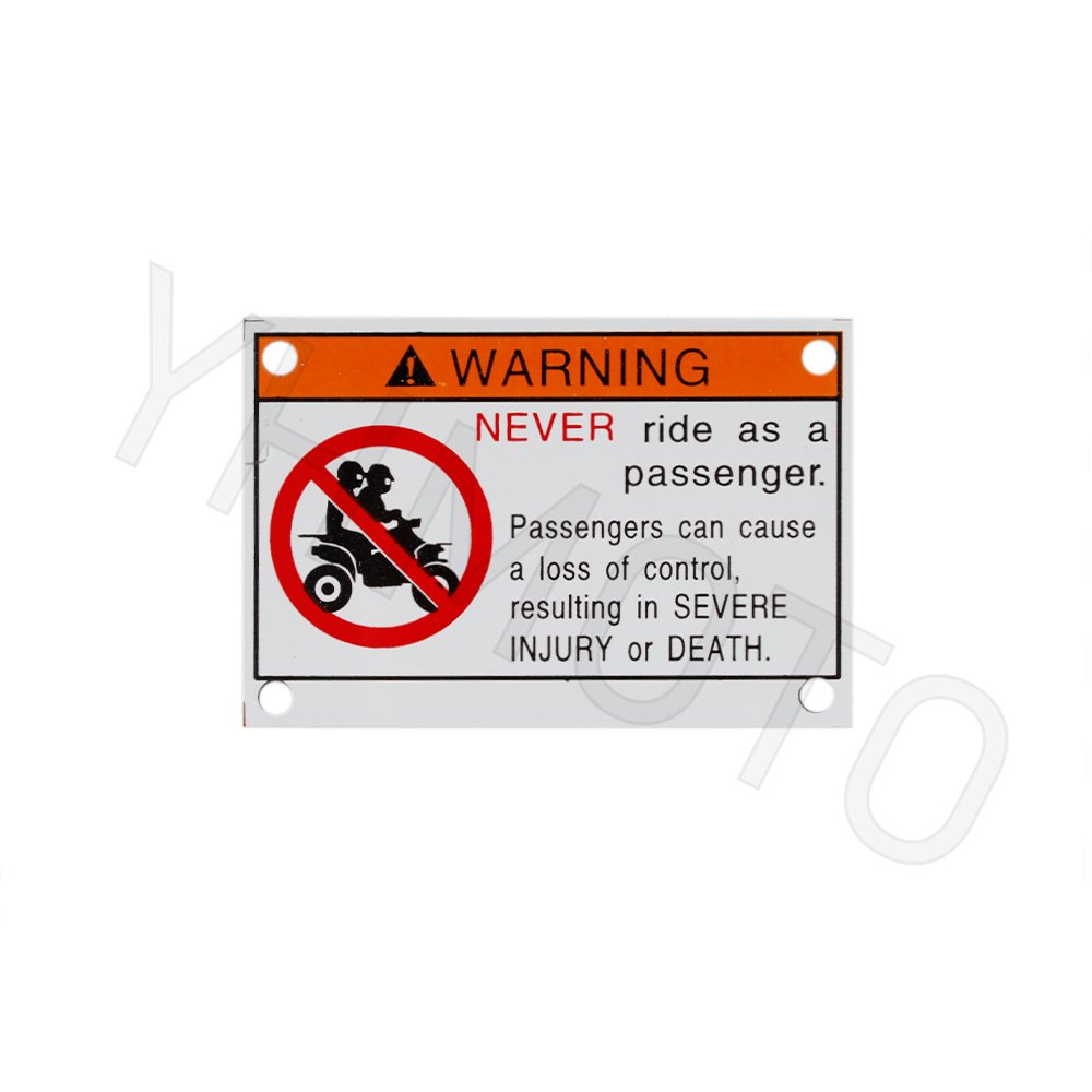 ATV Parts Warning Decals Stickers Raptor Blaster Kit for Yamaha Banshee 350 YFZ 350 YFZ350 1987-2006