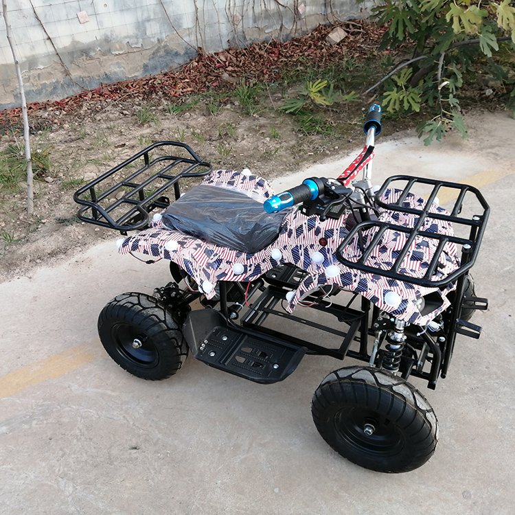 China Factory Direct Selling Electric ATV Four-wheel Off-road All-terrain Two-person Motorcycle Mini Sports Car ATV for Sales