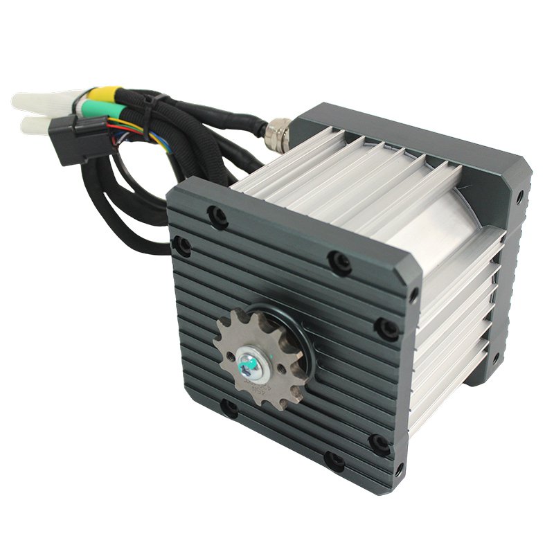 SOTION FW23 Splined Shaft 72V Brushless Motor BLDC Motor for Electric Bike