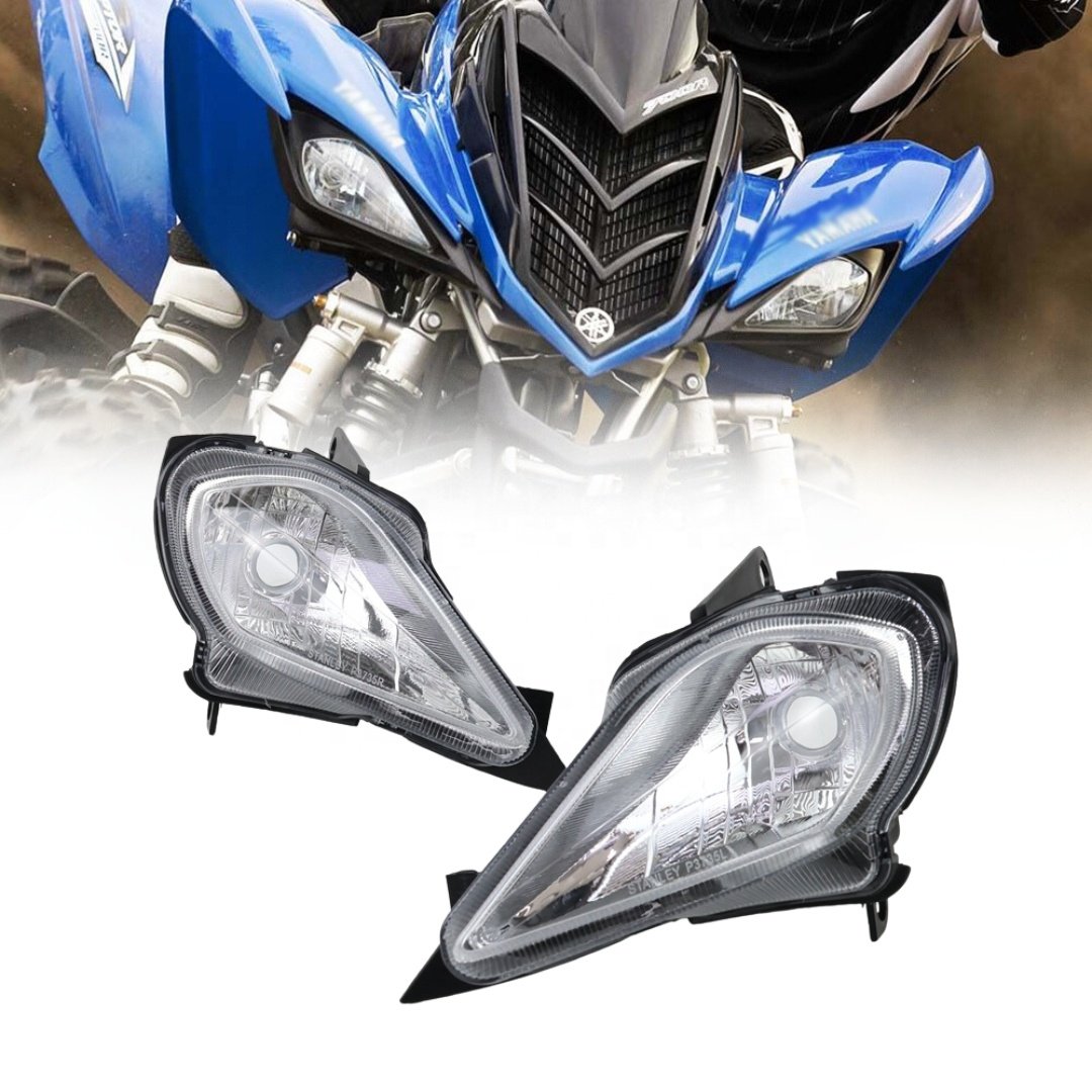 TIYPEOR Replacement for Yamaha Raptor 700, 350, YFZ 450, Wolverine Right Left Headlight Cover Lens Assembly 5TG-84310-03-00