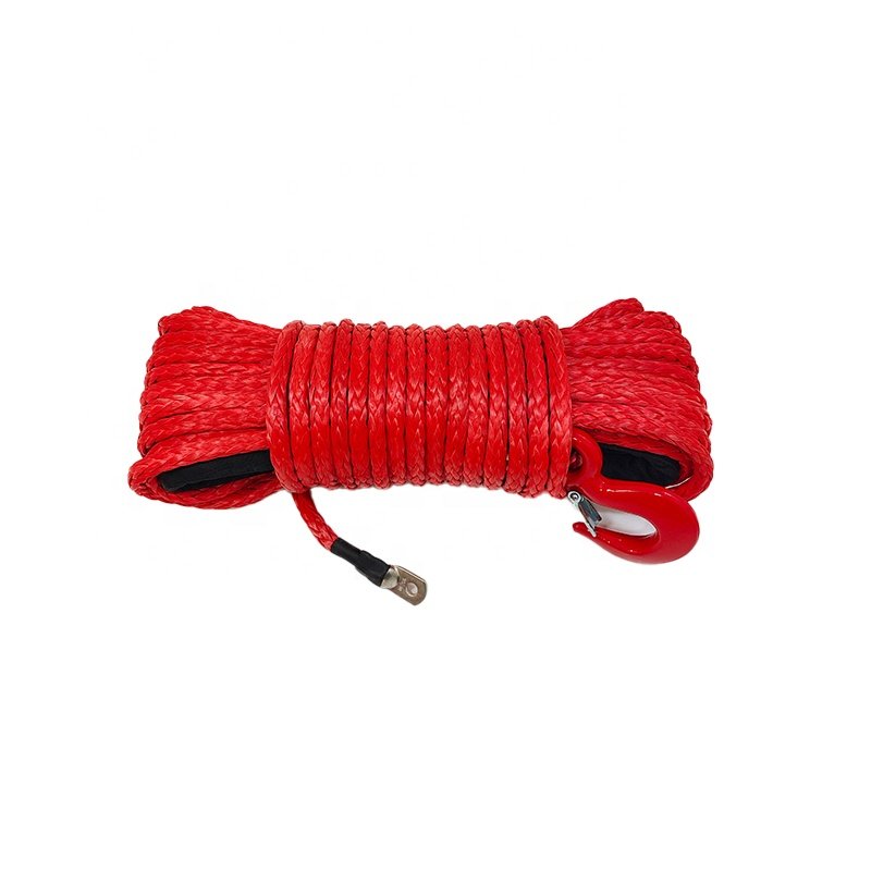 Synthetic Winch Rope 26500LBs Line Cable with Sheath for Off Road Vehicle ATV UTV SUV for TESLA
