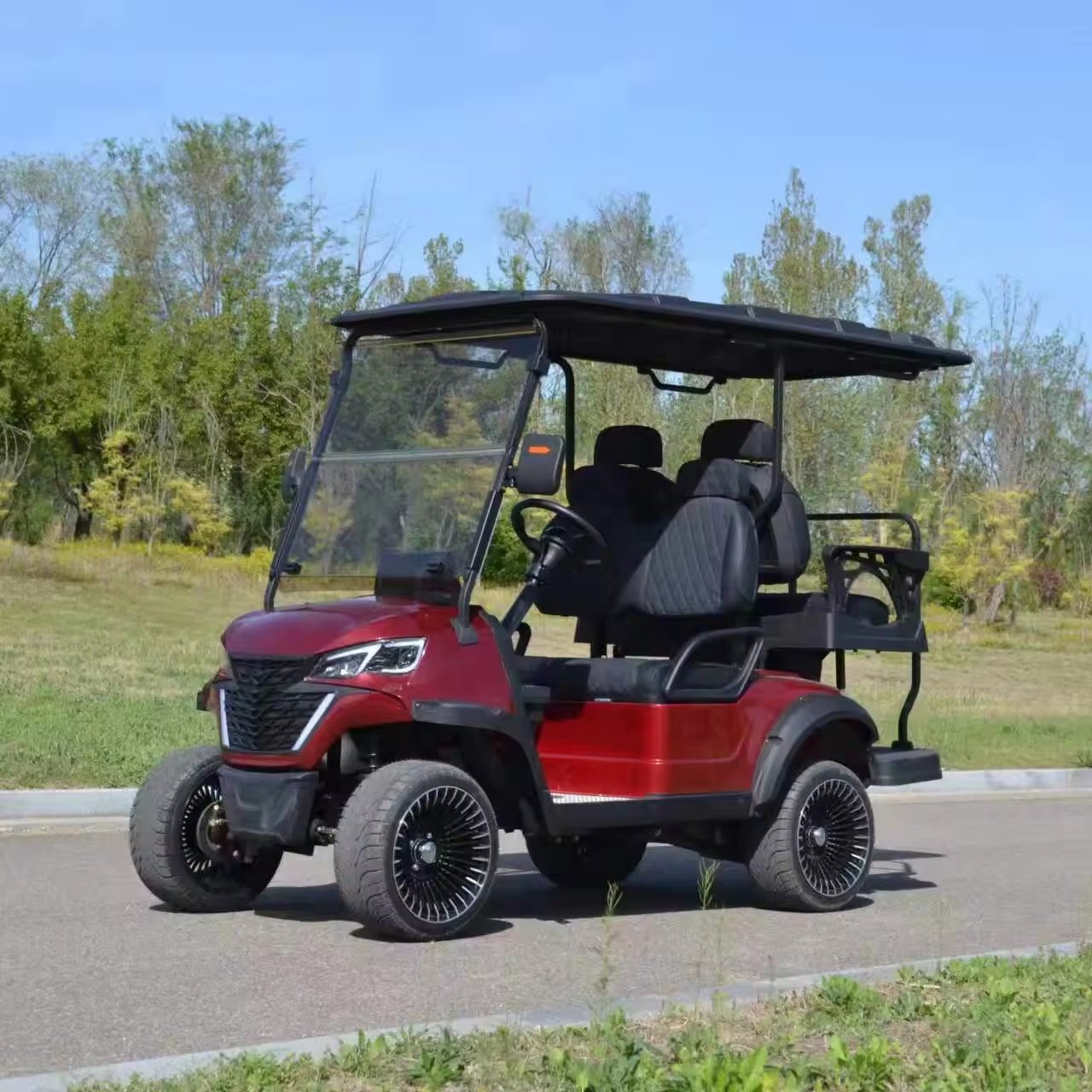 2024 New Arrival Off-Road Electric Golf Carts with Cheap for Sale Featuring High Quality Tire Cart