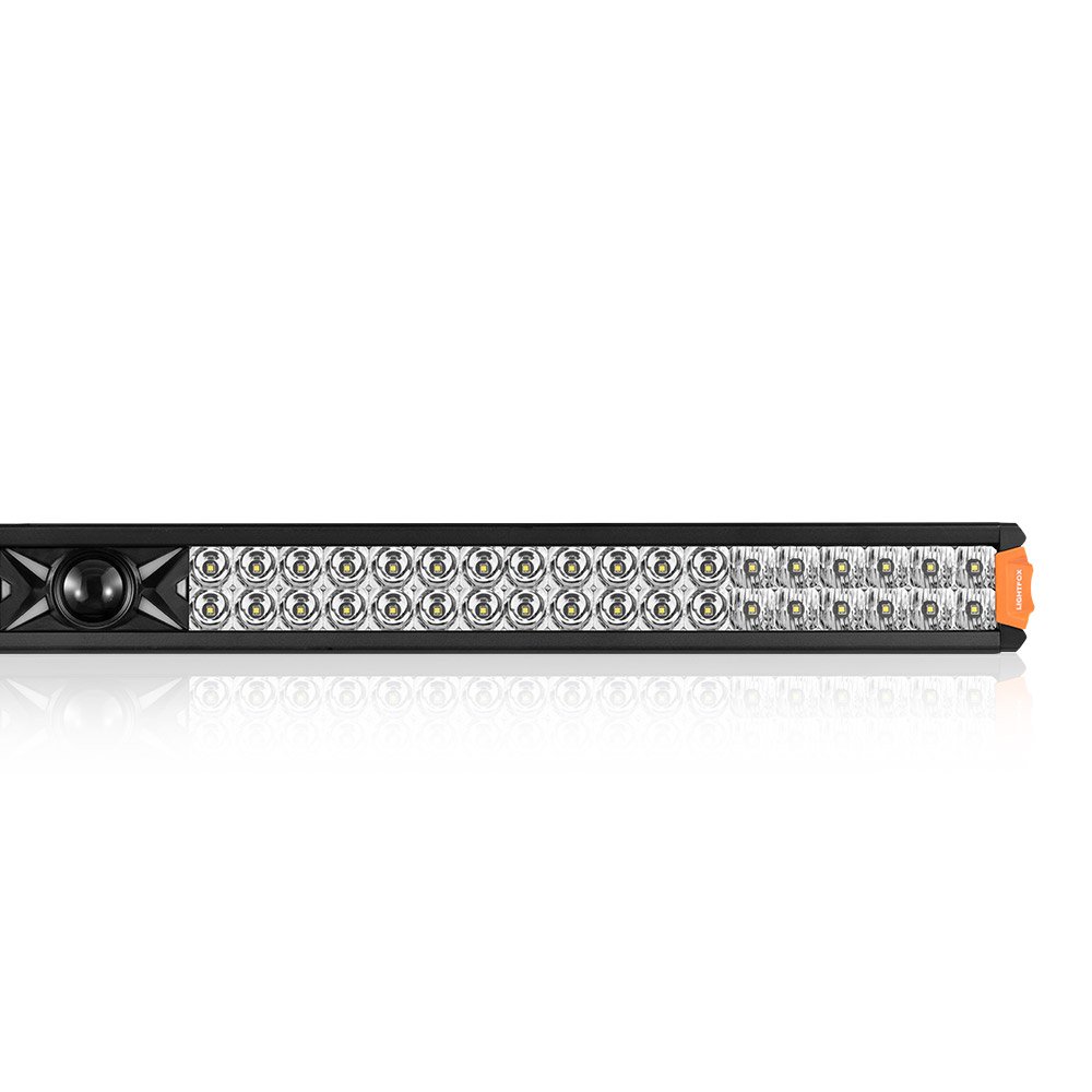 LIGHTFOX 42 Inch 228W Offroad Led Light Bar Double Row Laser Driving Light Bar for Cars Trucks ATV UTV Boats
