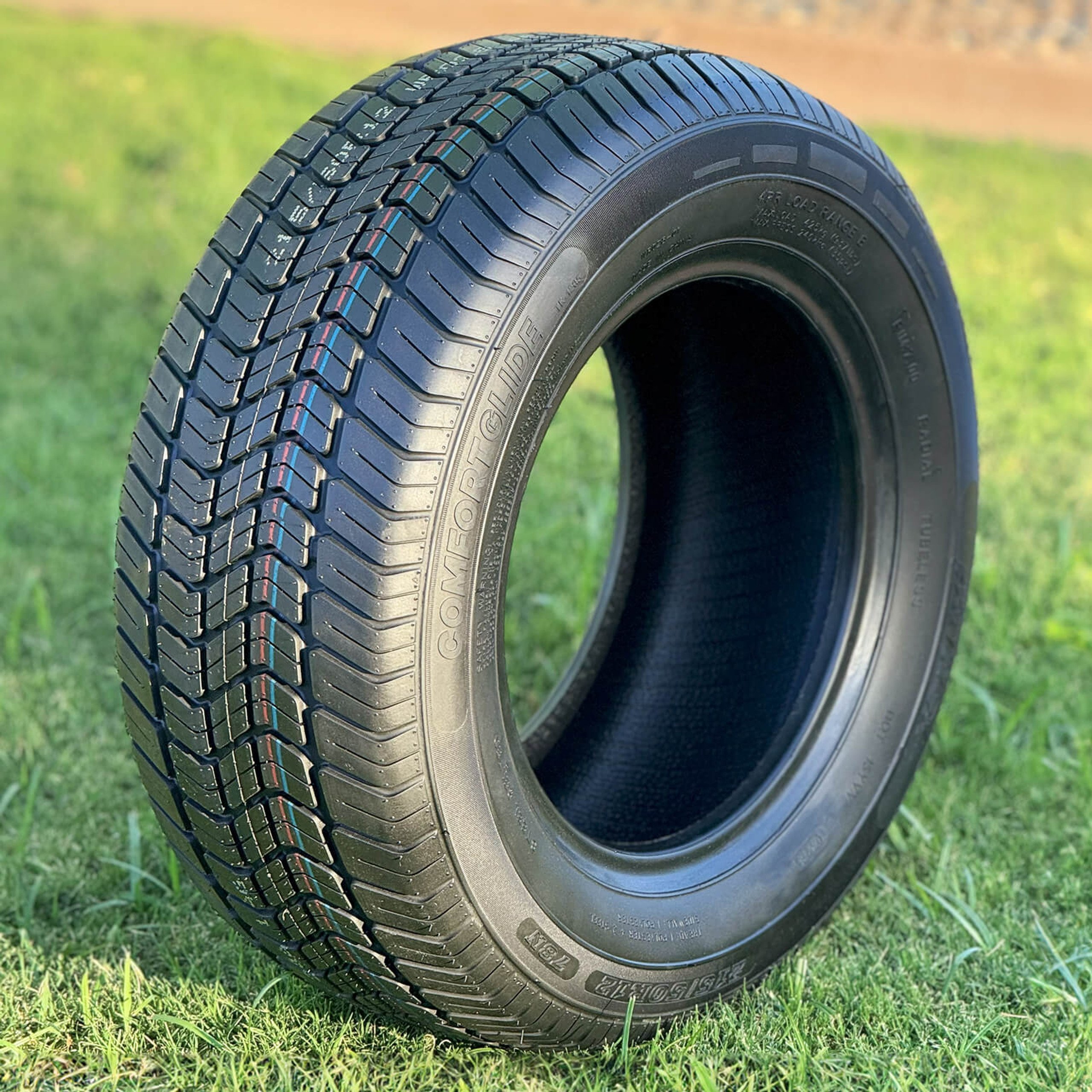 Golf Cart Tires and Rims WANDA GOLF-CAR WR028 225/50R14 4pr Flat Tires Lawn Mowers ATV and UTV Tires