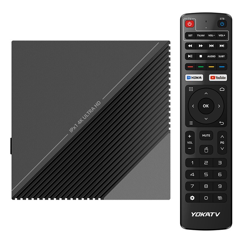 IPX1 Amlogic S905Y4 Android TV Box 2GB 16GB Storage Dual 2.4/5G WIFI BT5.1 Remote Control ATV Smart Set Top Box OTA Update