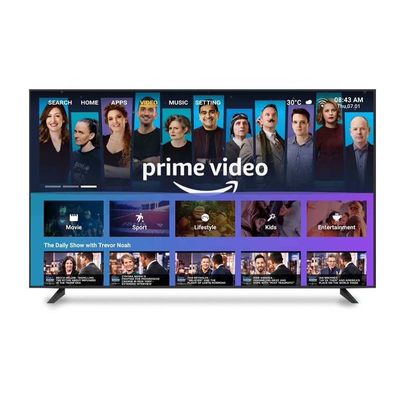 Hot 43 50 55 65 75 Inch Smart TV LED Television 4K FHD UHD OLED LED 4K Android Smart WIFI TV