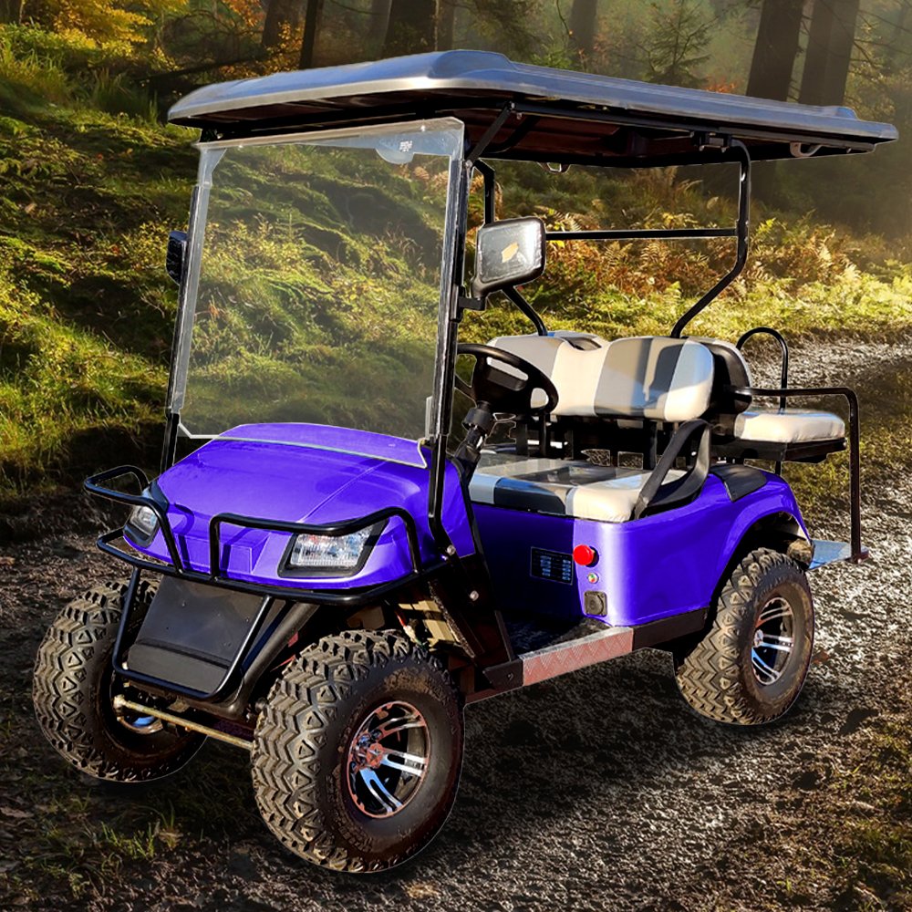 4 Seater Electric or Gas Golf Cart Wholesale Luxury Sprinter Bus Cross Cart Electric Atv 4x4 Trolleys