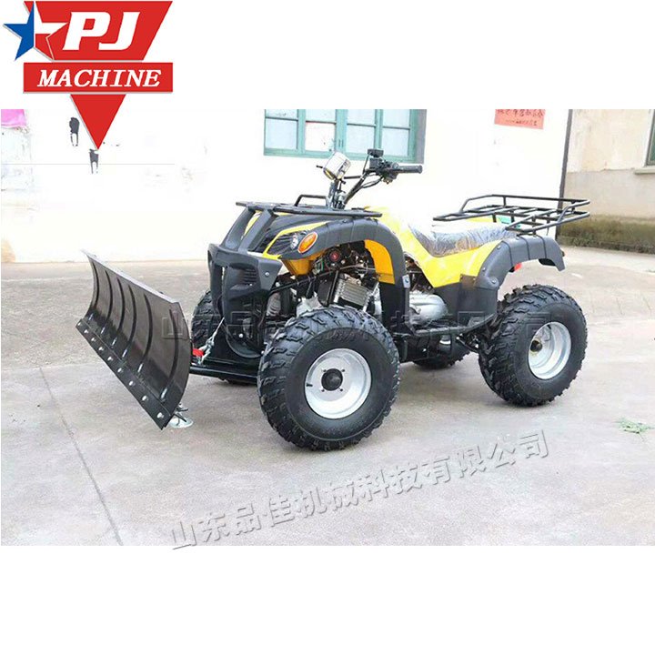 Four-wheel Snowplow With a Driving Snow Shovel Vehicle Atv Snow Plow Vehicle