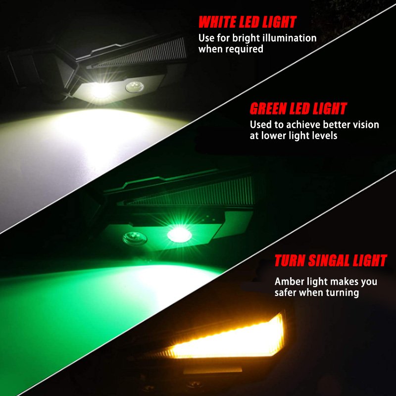 Adjustable Offroad Side Mirror Kit UTV Led Side Mirror Rear View Mirrors for ATV UTV Polaris RZR Can-am X3