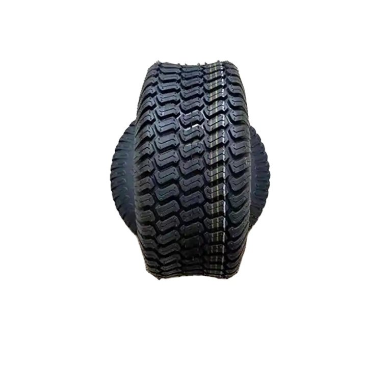Tubeless PU Foam Tire Flat Free Lawn Mower Tires and Wheels 15x6.50-6