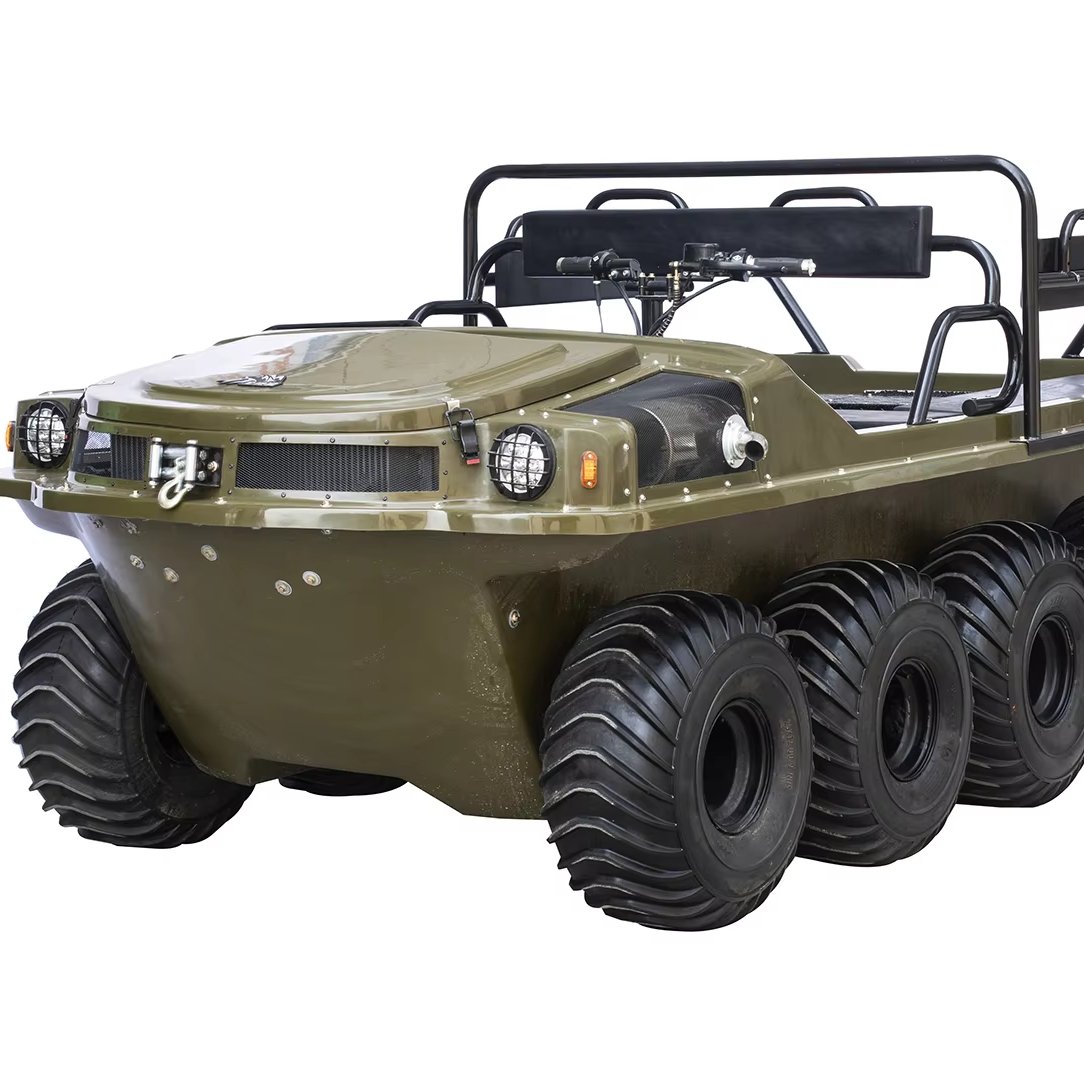 ATV/UTV HSD-BV228 Wheel Tire Amphibious All Terrain Vehicle Gasoline Fuel Personnel Carrier Special Transportation Vehicle