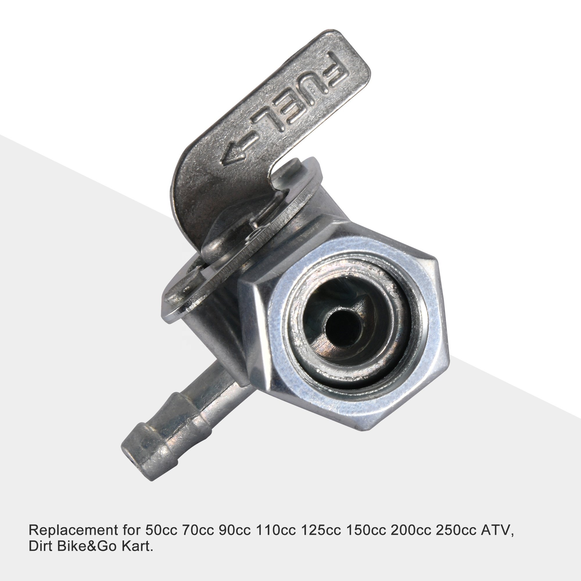 GOOFIT Motorcycle Scooter Fuel Tap Gas Petrol Valve Fuel Tank Switch for 50cc - 250cc ATV Scooter Dirt Pit Bike Go Kart