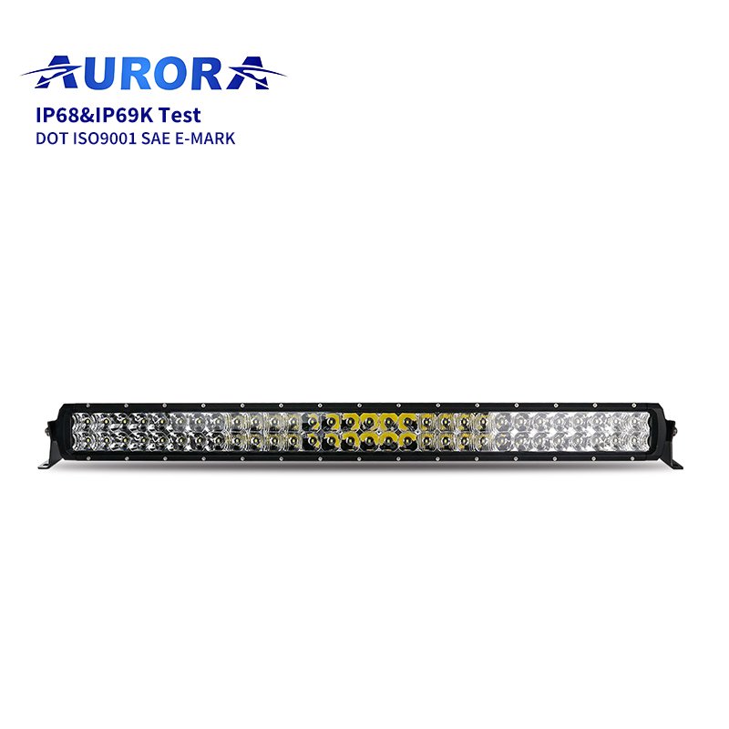 Aurora New ATV UTV Light 30 Inch Dual Row bar Led Tail Lights 24v Truck
