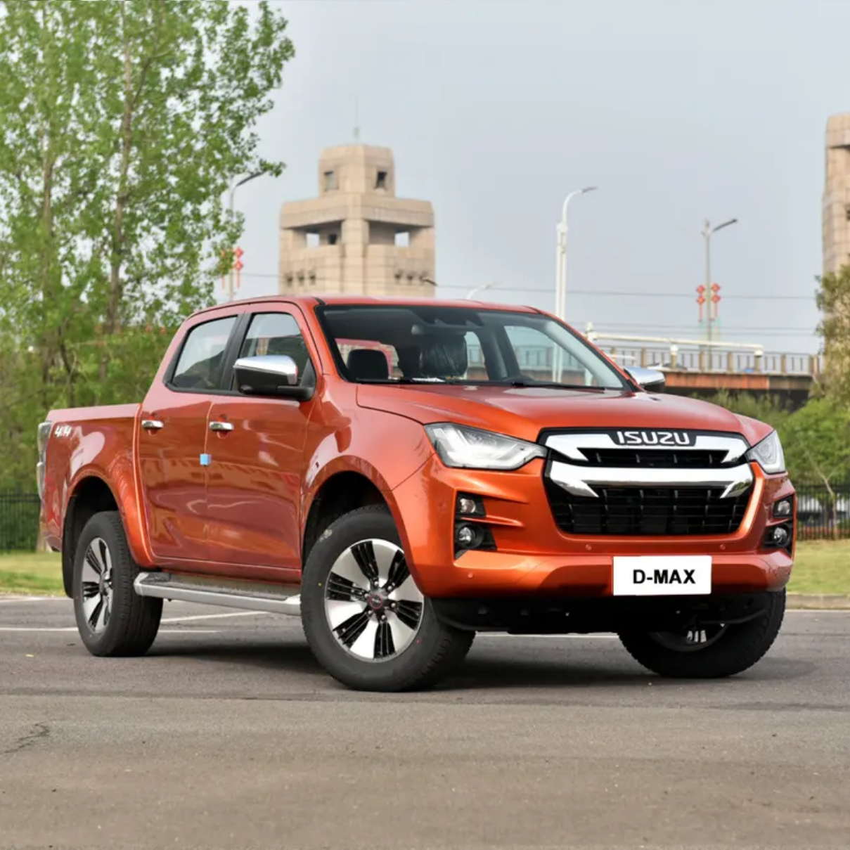 Isuzu D-Max 1.9T 163ps 4 Door 5 Seats Cheap Car Pickup China LED Camera Electric Leather Turbo 4x4 Car