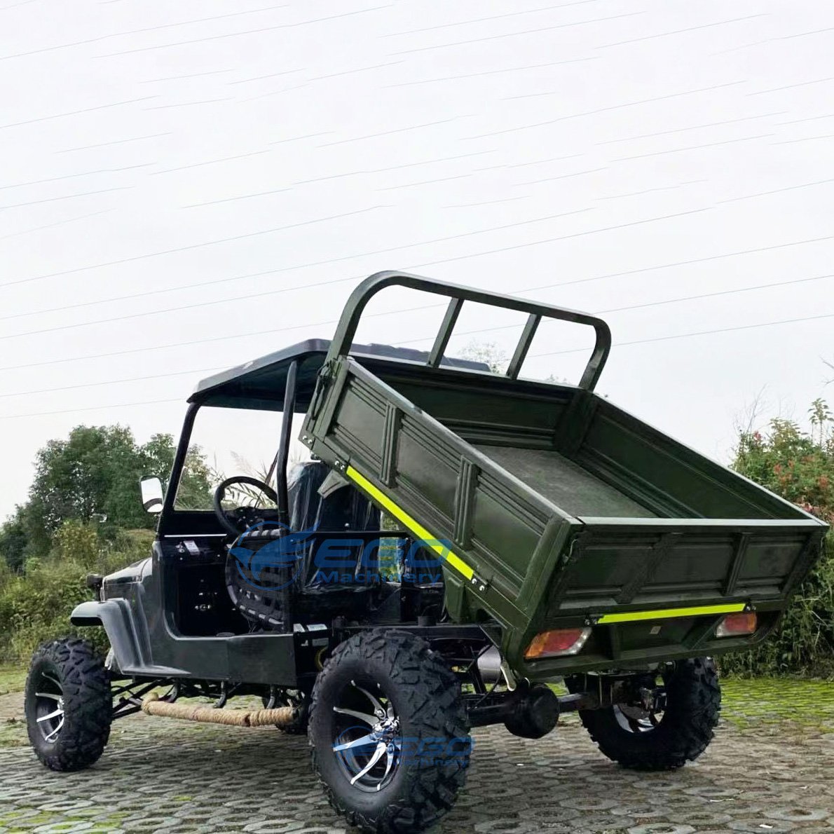 Four Wheel 200CC 4x4 Adult Atv Off Road All-terrain Farming Vehicle Dune Buggy Quad Motor Bike Sport Utv with Cargo Box