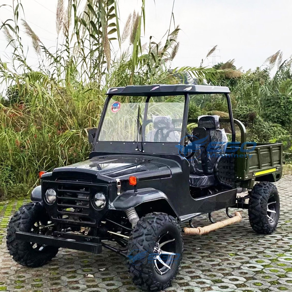 Four Wheel 200CC 4x4 Adult Atv Off Road All-terrain Farming Vehicle Dune Buggy Quad Motor Bike Sport Utv with Cargo Box