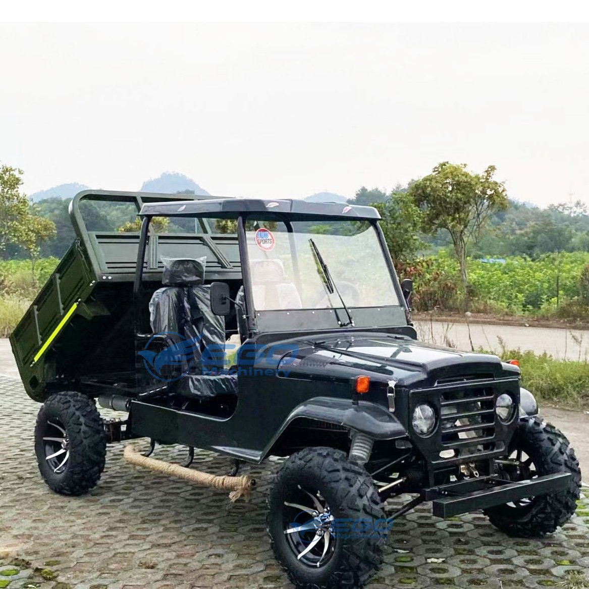 Four Wheel 200CC 4x4 Adult Atv Off Road All-terrain Farming Vehicle Dune Buggy Quad Motor Bike Sport Utv with Cargo Box