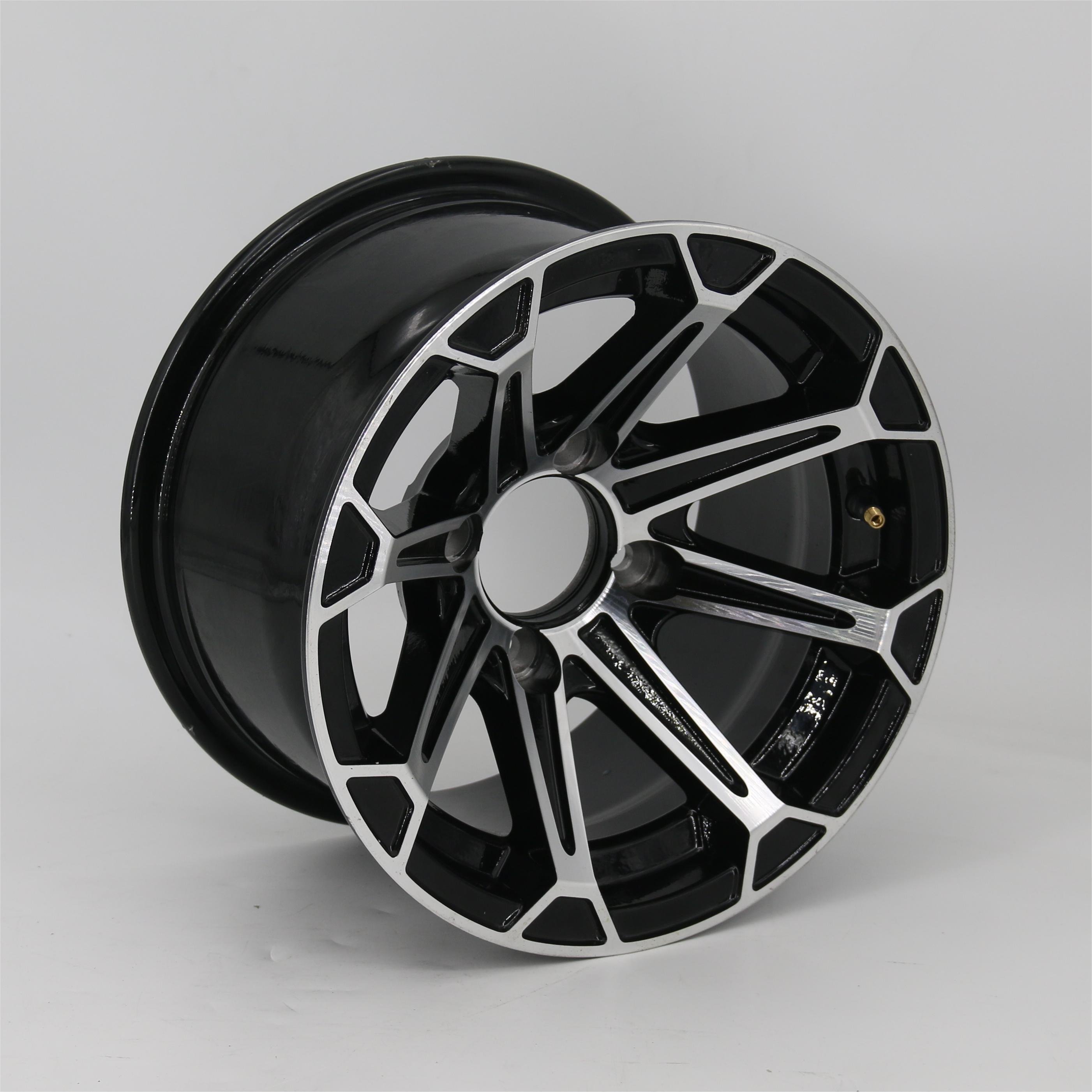 High Quality Custom 12 Inch Golf Cart Rims Aluminium Alloy ATV&UTV Buggy Wheels for Ezgo Yamaha Golf Carts