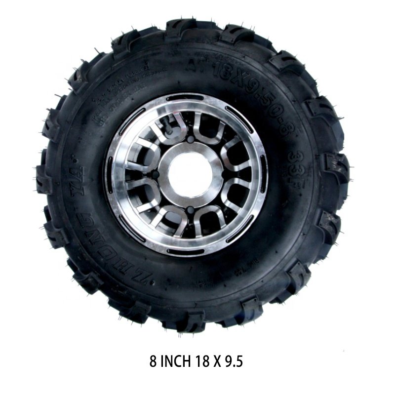 8 Inch 18 X 9.5 19 X 7 Aluminum Alloy Wheels With Rim and Tyre 4 X 4 ATV Tires and Accessories for Sale