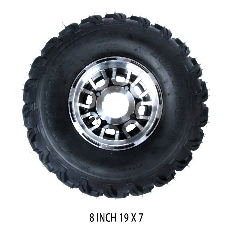 8 Inch 18 X 9.5 19 X 7 Aluminum Alloy Wheels With Rim and Tyre 4 X 4 ATV Tires and Accessories for Sale