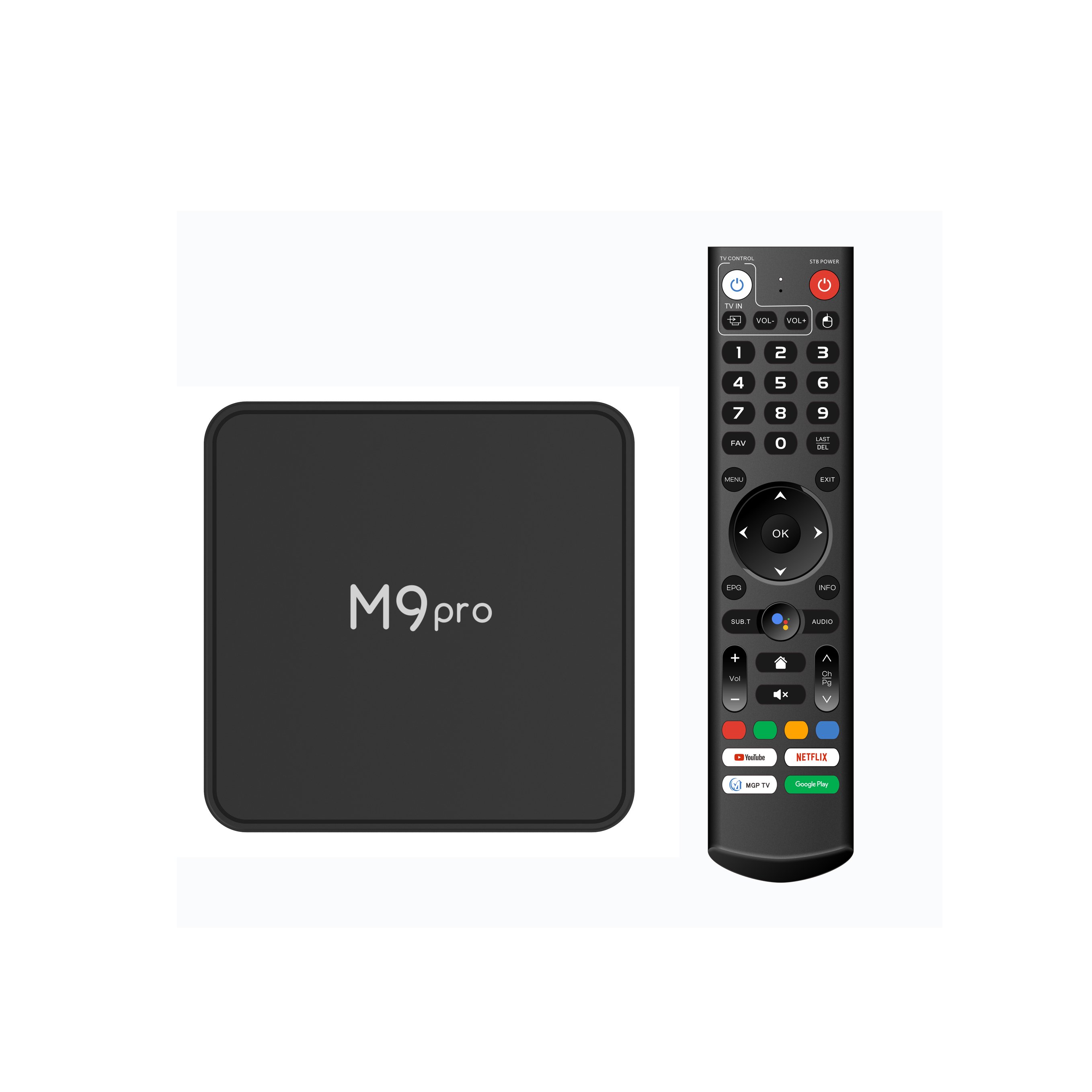 New Arrival M9 Pro TV Box 4K Amlogic S905x4 Android 11.0 4g 64G Smart Android ATV Set Top Box 1000M Lan Big Voice Remote