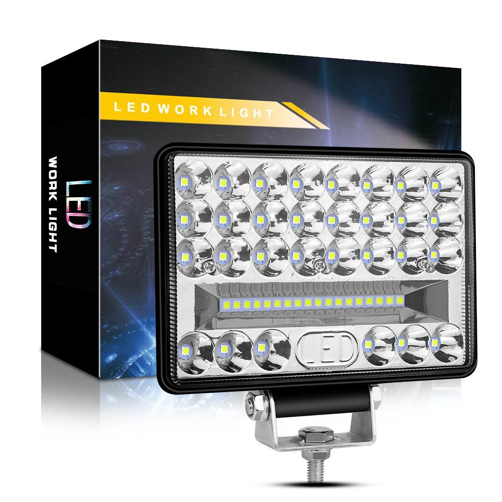 Large Field of View 5 Inch LED Work Light 48LED Lights144W Suitable for Cars Trucks t for JP ATV UTV SUV Truck Boat