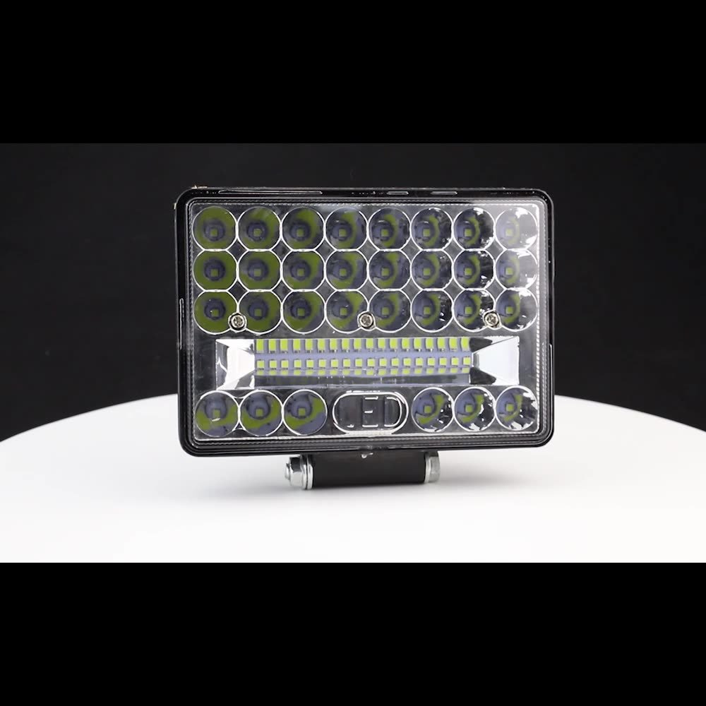Large Field of View 5 Inch LED Work Light 48LED Lights144W Suitable for Cars Trucks t for JP ATV UTV SUV Truck Boat