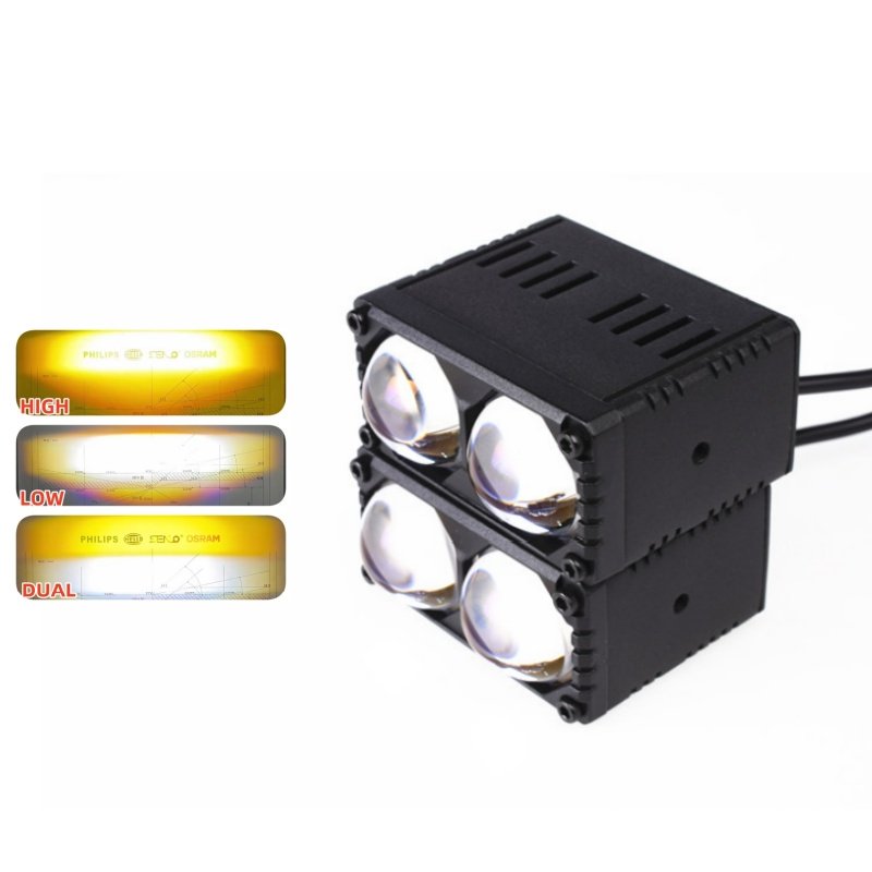 Senlo X2 Super Bright IP68 Waterproof ATV Truck Offroad Anti-Fog Driving Light Led Auxiliary Light for Motorcycle