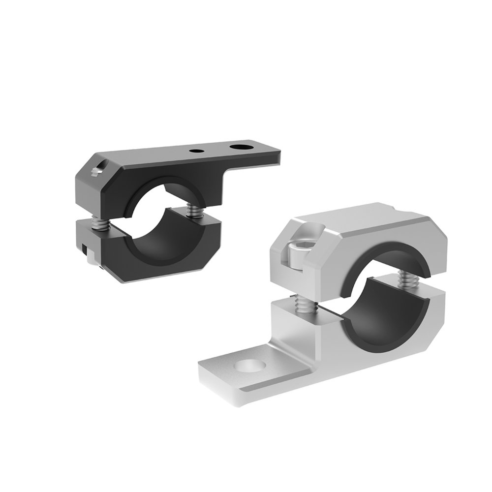 Motorcycle LED Headlight Bracket Support Spotlight Holder 25mm Aluminium Tube Clamp for Dirt Bike ATV Truck Cafe Racer Chopper