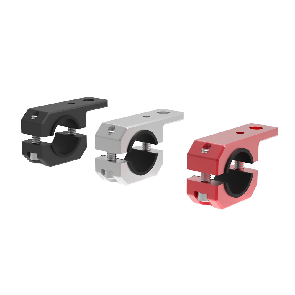 Motorcycle LED Headlight Bracket Support Spotlight Holder 25mm Aluminium Tube Clamp for Dirt Bike ATV Truck Cafe Racer Chopper