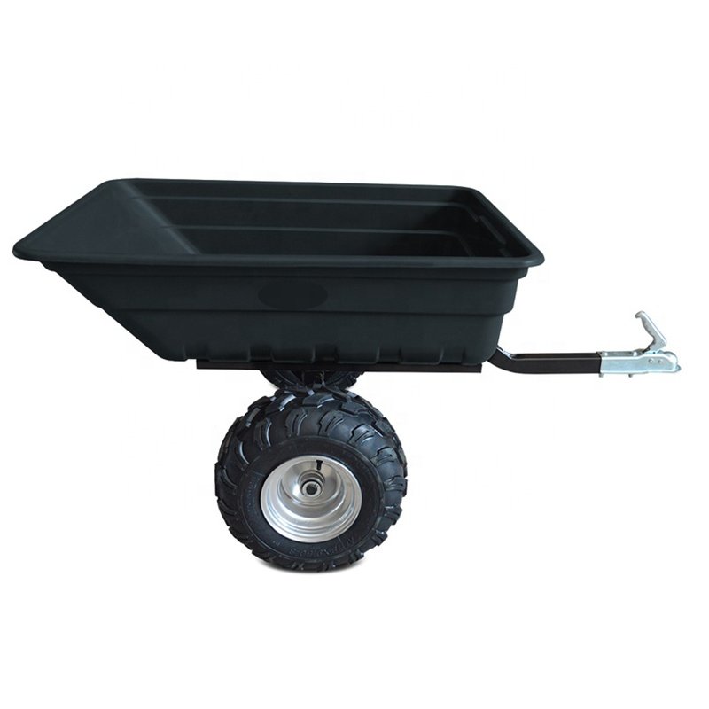 Heavy Duty Folding Metal Utility Poly Garden Utility Atv Dump Trailer