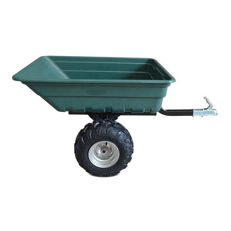 Heavy Duty Folding Metal Utility Poly Garden Utility Atv Dump Trailer
