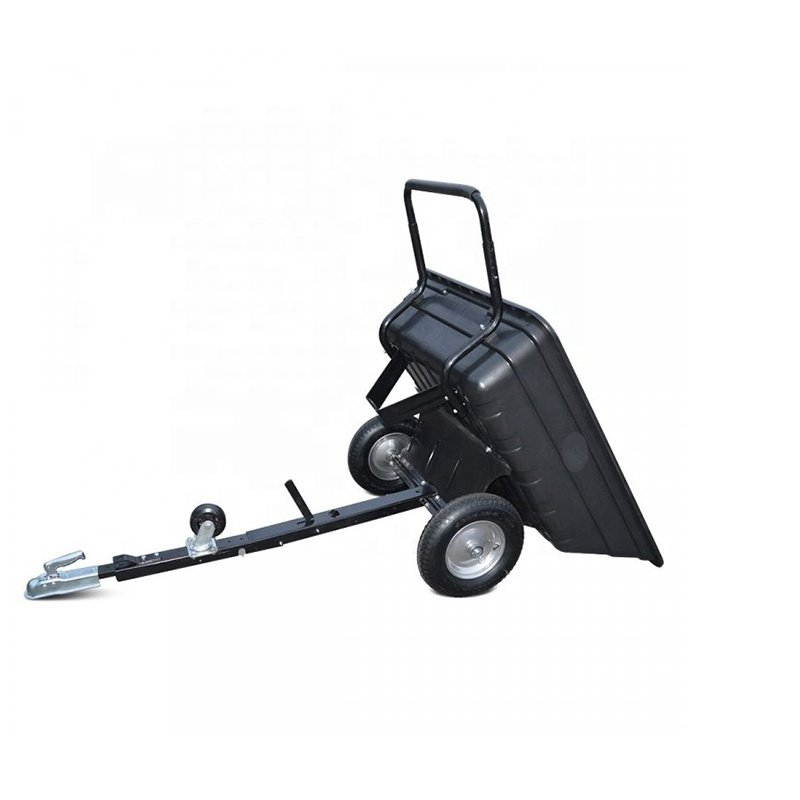 Heavy Duty Folding Metal Utility Poly Garden Utility Atv Dump Trailer
