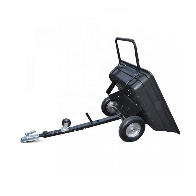 Heavy Duty Folding Metal Utility Poly Garden Utility Atv Dump Trailer