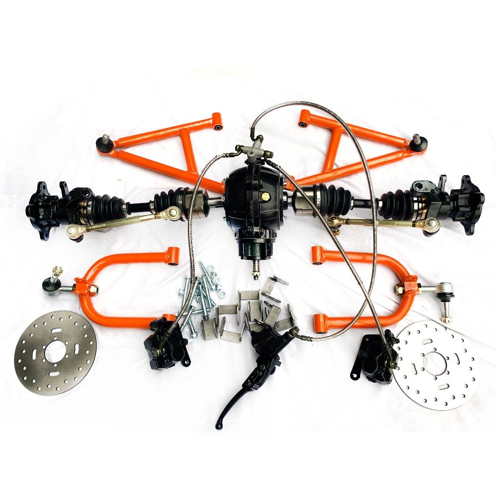 Go Kart Karting Four Wheel ATV UTV Buggy Quad 4WD Front Swingarms Differential Drive Shaft Axle Universal Joints With Brake