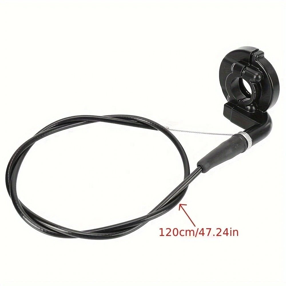 1 Pair 22mm Motorcycle Throttle Grip with Twist Cable Handle Bar Hand Grips for Pit Dirt Bike ATV Quad Motocross Racing